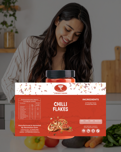 Chili Flakes & Oregano 90g Each